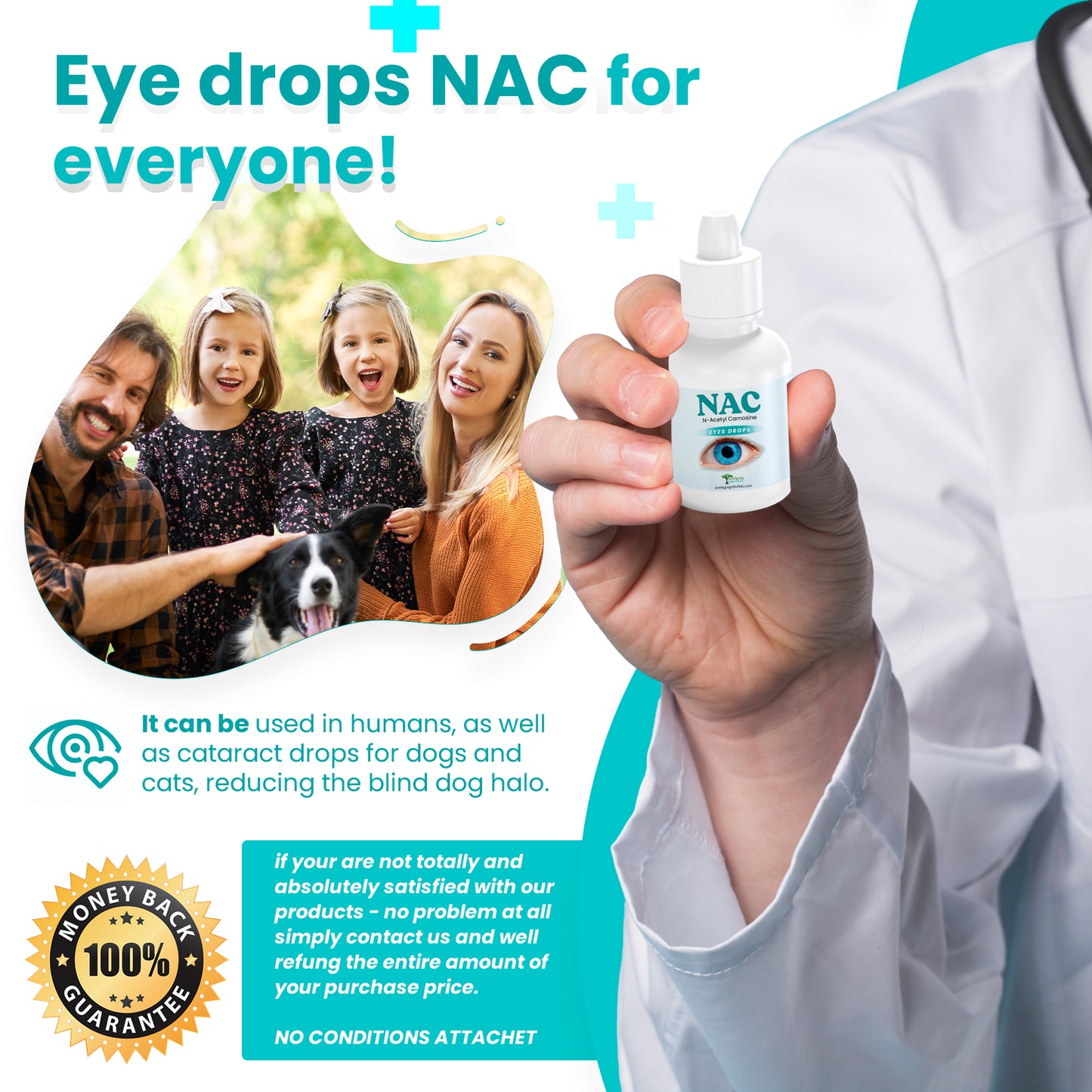 ANTIAGINGCENTRAL NAC Eye Drops | N-Acetyl-Carnosine Eye Drops (2 vials of 5ml Each)…